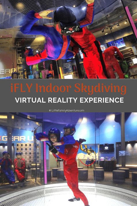 Get ready to go indoor skydiving and fly with dragons at iFLY. Here's everything you need to know about this unique VR experience and your next visit! #ifly #indoorskydiving #adventure #familyfun #virtualreality Ifly Indoor Skydiving, Oklahoma Attractions, Indoor Skydiving, Outdoor Fun For Kids, Vr Experience, Fun Games For Kids, Adventure Sports, Family Movie Night, Fun Family Activities