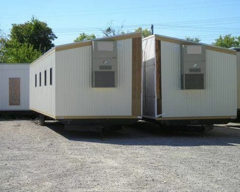 Classroom Trailers Modular Classroom, Portable Classroom, Ecology Projects, Portable Buildings, Modular Building, School Building, Brick And Mortar, Cost Saving, Learning Environments