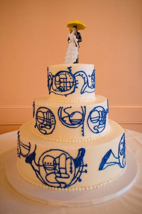 Future wedding cake #HIMYM How I Met Your Mother Wedding, How I Met Your Mother Cake, Himym Wedding, Mother Cake, How To Make Wedding Cake, How Met Your Mother, Funny Wedding Cake Toppers, Mother Wedding, Wedding Cakes Blue