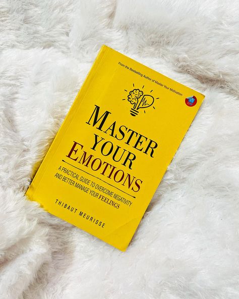 How To Master Your Emotions, Single On Purpose Book, Master Your Emotions Book, Positivity Books, Controlling Emotions, Emotion Management, Mindset Books, Control Emotions, Master Your Emotions