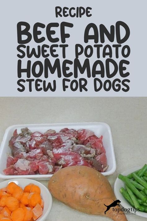 homemade beef stew for dogs Beef And Sweet Potato Stew, Homemade Dog Food Crockpot, Stew For Dogs, Homemade Stew, Beef And Sweet Potato, Dog Food Recipes Crockpot, Sweet Potato Stew, Lamb Stew Recipes, Potato Dog