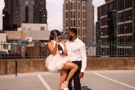 Engagement Photos With Champagne Bottle, Pop Champagne Engagement Pictures, Champagne Popping Engagement Pictures, Champagne Pop Photoshoot, Champagne Pop Engagement Photos, Champagne Popping Pictures, Rooftop Engagement Photos, Engagement Photo Shoot Beach, Save The Date Pictures