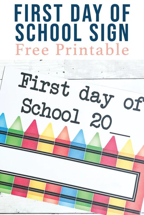 Download this adorable First Day of School Sign from Everyday Party Magazine and snap some pics of your little scholars on their first day back to school! #BackToSchool #FirstDayOfSchool First Day Back To School, Back To School Pictures, First Day Of School Sign, School Paper, Magazine Shop, Back To School Party, School Printables, School Related, School Signs