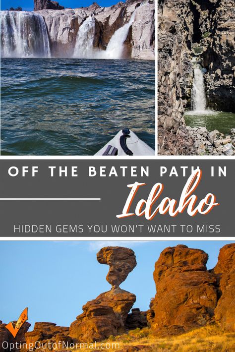 If you're looking for things to do on the roads less traveled, you'll love our list of hidden gems! Explore Idaho, Idaho Vacation, Idaho Adventure, Idaho Travel, Countries To Visit, Travel Spots, Romantic Places, Bucket List Destinations, Usa Travel Destinations