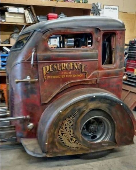 Very nice #coe #coetrucks Chopped Cars, Coe Trucks, Custom Vehicles, Step Van, Dream Trucks, Rat Rods Truck, Cab Over, Big Boy Toys, Rat Rods