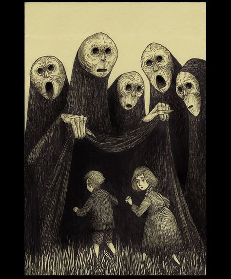 Don Kenn, John Kenn Mortensen, John Kenn, Scary Drawings, Arte Indie, Creepy Drawings, Arte Grunge, 다크 판타지, Occult Art