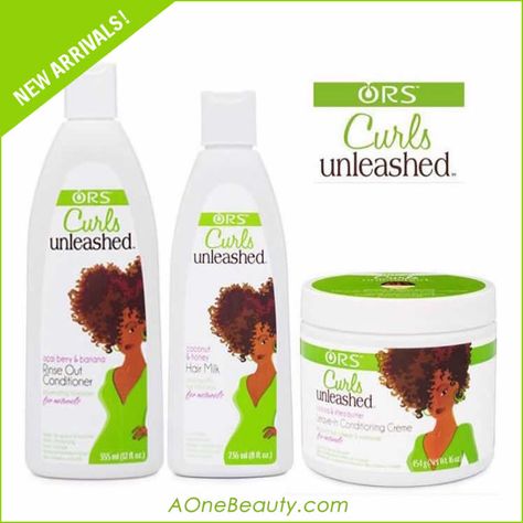 New Arrivals! ORS Curls Unleashed Hair Care http://www.aonebeauty.com/brands/ORS.html?sort=newest‪#‎new‬ ‪#‎haircare‬ ‪#‎curlcare‬ ‪#‎unleashed‬ ‪#‎beauty‬ ORS Hair Care Ors Hair Products, Olive Oil Edge Control, Khalessi Hair, Hair Fertilizer, Spikey Short Hair, Hair Academy, Fire Hair, Shea Moisture, Hair Chalk