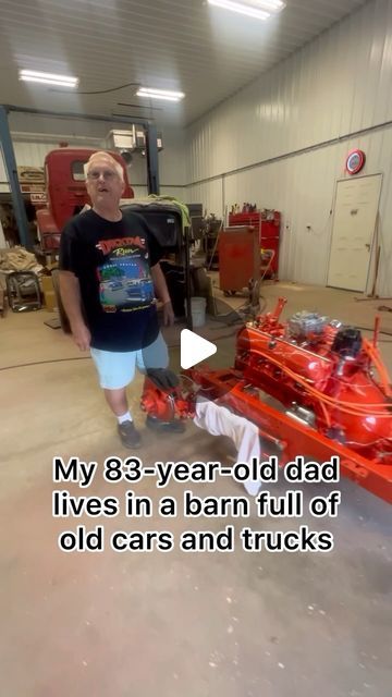 Lisa Salter Schoolman on Instagram: "My 83-year-old dad lives in a barn full of old cars and trucks. But you see the inside! He’s made furniture out of old car parts. Come on in!  #customfurniture #classiccars #oldcars #barn #barndominium" Barn Finds Classic Cars, Old Car Parts, Garage Bike, Automotive Furniture, Cycling City, Cycle Car, Antique Trucks, Made Furniture, Car Hacks