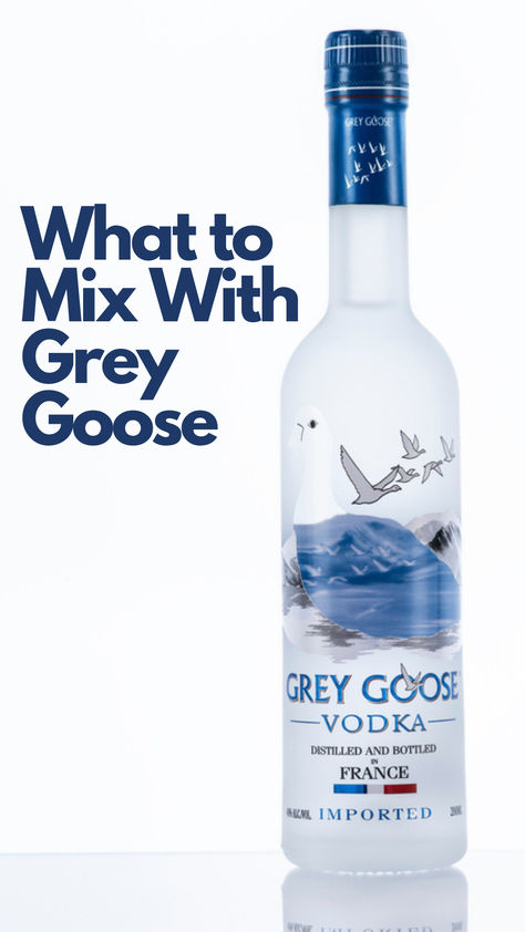 Grey Goose Gray Goose Vodka Drinks, Grey Goose Drinks Recipes, Grey Goose Drinks, Vodka Mixed Drinks Recipes, Grey Goose Cocktails, Healthy Mixed Drinks, Drinks With Cranberry Juice, Vodka Mixed Drinks, Low Sugar Drinks