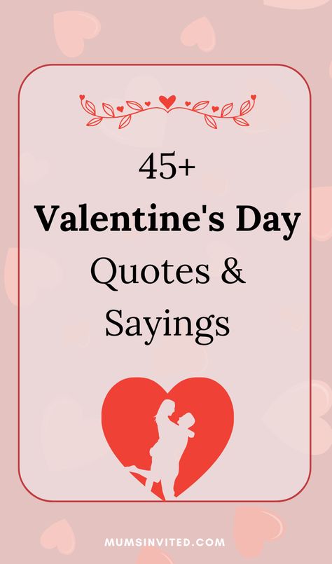 Make your Valentine smile with these romantic, funny & inspirational love quotes for him or her! Find hilarious sayings and LOL puns to bring humor as well as thoughtful messages to melt their heart. From short & sweet quotes for your husband, boyfriend, friends, or anyone special this February 14 - these valentines quotes pair short phrases & sweet words with beautiful images. Save these happy Valentine's Day quotes to craft DIY cards and gifts! Quotes about valentines day. My valentine quotes Valentine’s Day Sayings, Quotes About Valentines Day, My Valentine Quotes, Short Sweet Quotes, Inspirational Love Quotes For Him, Happy Valentines Quotes, Valentines Sayings, Quotes For Your Husband, Short And Sweet Quotes