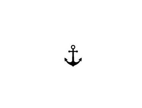 Mini Anchor Tattoo, Simple Anchor Tattoo Design, Anchor Small Tattoo, Ancora Tattoo, Simple Anchor Tattoo, Tiny Anchor Tattoo, Small Anchor Tattoos, Word Tattoo Ideas, Simple Hand Tattoos