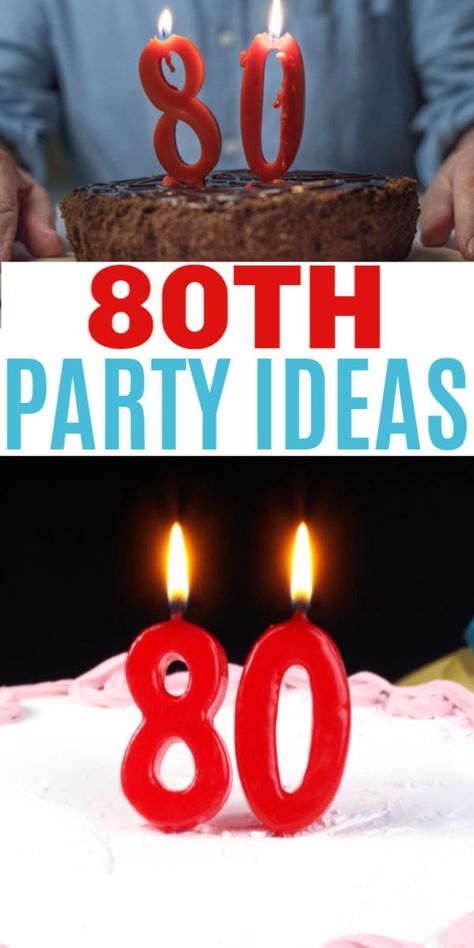 80 Year Old Birthday Decorations, 80 Year Old Birthday Party Theme, Themes For 80th Birthday Party, 80th Birthday Party Theme For Men, 80 Birthday Party Ideas For Men Decoration, How To Decorate For 80th Birthday Party, Man's 80th Birthday Party Ideas, 80 Year Old Birthday Themes, Eighty Birthday Ideas