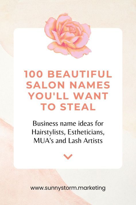 Salon Suite Name Ideas, Beauty Names Business, Beauty Bar Names Ideas, Unisex Salon Names Ideas, Boho Salon Names Ideas, Business Names For Hairstylist, Boho Salon Names, Med Spa Name Ideas, Hair Salon Names Ideas Logo