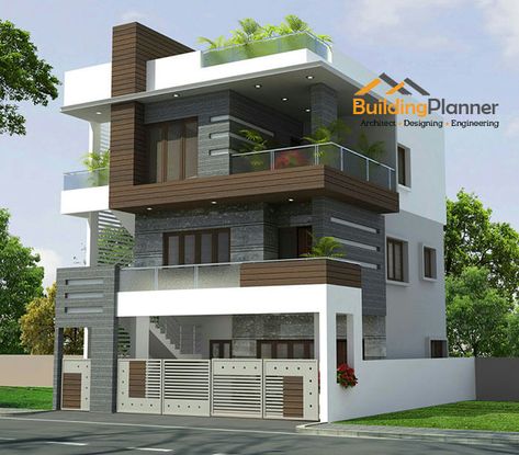 Buy 30x40 east facing house plans online | BuildingPlanner 30x40 House Plans, 3 Storey House Design, 3d Reference, 3d Elevation, Modern House Floor Plans, Indian House, Indian House Plans, House Outer Design, Small House Front Design