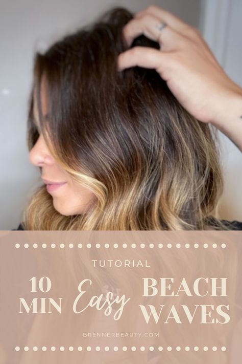 How To Get A Wave In Your Hair, How To Get Subtle Waves In Hair, Big Beachy Waves, Curling Iron Waves Medium Lengths, Beach Wave Hair Styles For Medium Hair, How To Get Beachy Waves For Long Hair, How To Get Beach Hair Waves, How To Get Slight Wave In Hair, How To Get Tousled Waves