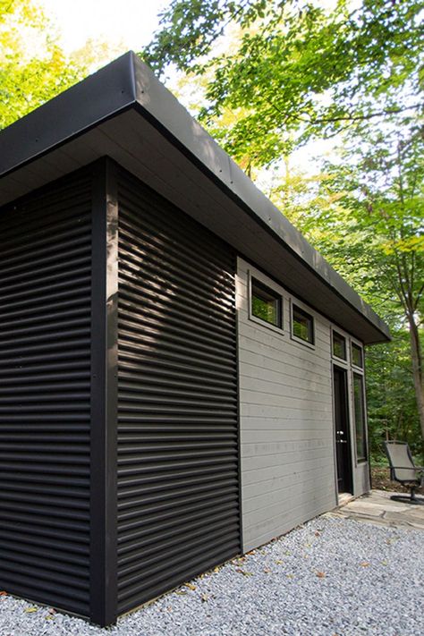 Massive Storage Shed Pool Sheds, Shed House Ideas, Shed Studio, Roll Up Door, Shed Blueprints, Build A Shed, Backyard Storage Sheds, Steel Siding, Build Your Own Shed