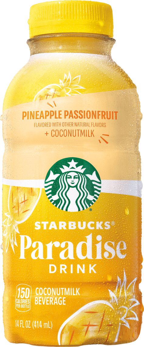 I Tried Starbucks' Ready-To-Drink Paradise Drink For A Summer Sip Starbucks Paradise Drink Recipe, Starbucks Paradise Drink, Paradise Drink, Disneyland Treats, Starbucks Vanilla, Pineapple Drinks, Dried Pineapple, Dole Whip, Soft Serve Ice Cream