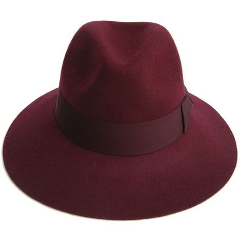 Justine Hats Maroon wide brim felt hat ($125) ❤ liked on Polyvore featuring accessories, hats, maroon, maroon hat, fedora hat, wide brim felt hat, wide brim hat and brim fedora hat Maroon Hat, Wide Brim Felt Hat, Brimmed Hat, Wide Brim Fedora, Felt Fedora, Love Hat, Classy And Fabulous, Felt Hat, Wide Brimmed Hats