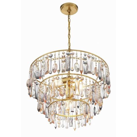 Large chandelier high ceilings