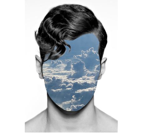 HEAD IN THE CLOUDS. collage  Benjamin Fesselet Clouds Collage, Life Is Too Short Quotes, Head In The Clouds, Wallpaper Space, Arabic Love Quotes, In The Clouds, The Clouds, Art Pictures, Antonio Mora Artwork