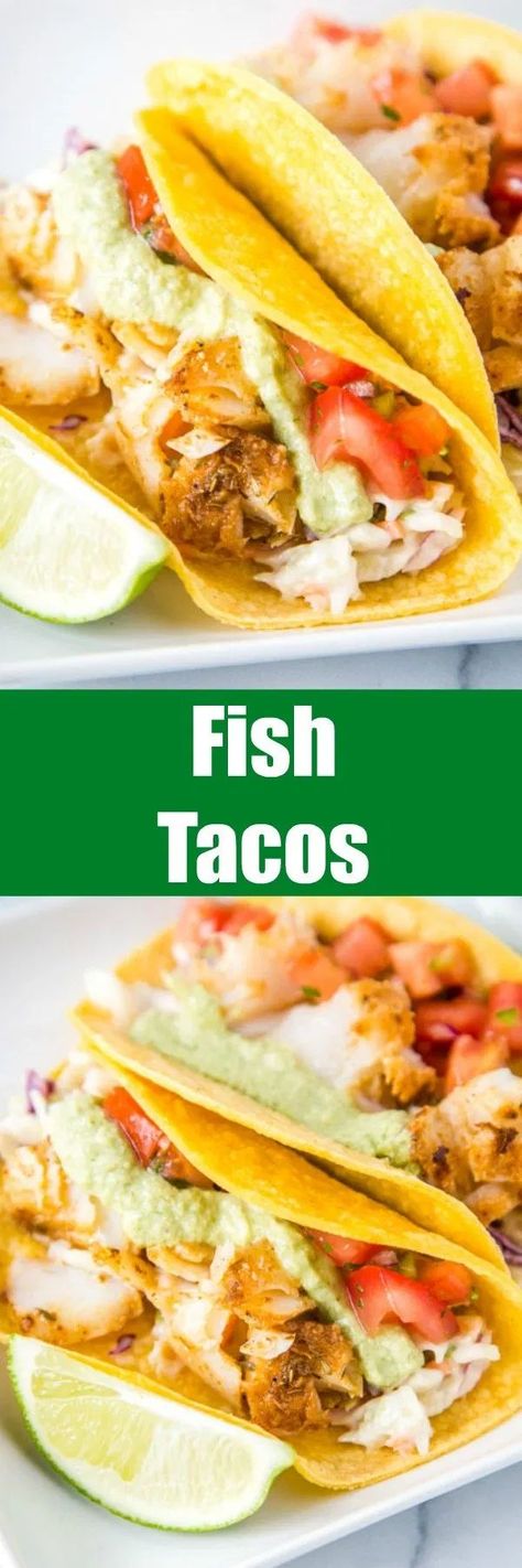 Mexican Coleslaw, Grilled Fish Fillet, Easy Fish Taco Recipe, Cod Fish Tacos, Fish Taco Recipe, Fish Taco Sauce, Easy Fish Tacos, Roasted Poblano, Pizza Ideas