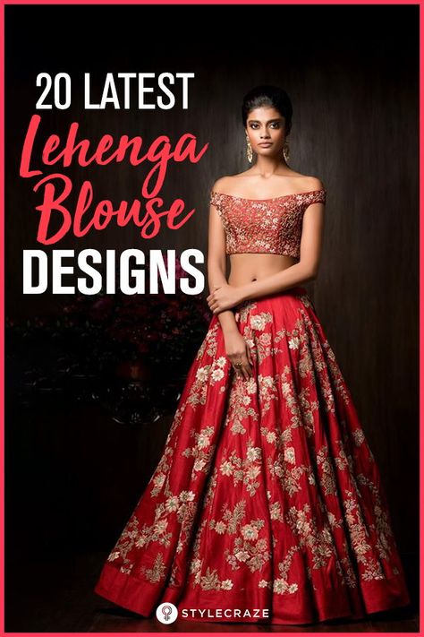 20 Latest Lehenga Blouse Designs 2018 #fashion #outfits #lehenga #blouse Wedding Lehenga Blouse Designs, Lehenga Blouse Designs Latest, Latest Lehenga Blouse Designs, Lehenga Designs Latest, Latest Lehenga Designs, Lehenga Blouse Designs, Wedding Blouse Designs, Blouse Designs Indian, Wedding Blouse