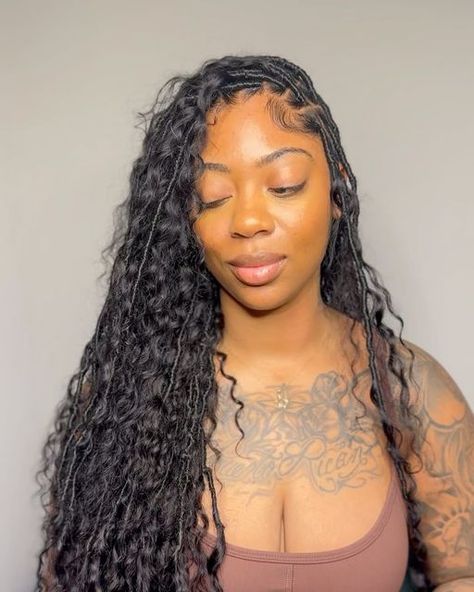 HOUSTON LOC STYLIST on Instagram: "Virgin Waterfall Locs 2.0 🌊  December Bookings Now Available.  #locstyles #bobstyles #bohobob #invisiblelocs #houstonlocstylist" Waterfall Locs, Locs Bob, Baddie Hair, Protective Hairstyles Braids, Braid Ideas, African Braids Hairstyles, Hairstyles Braids, African Braids, Bob Styles