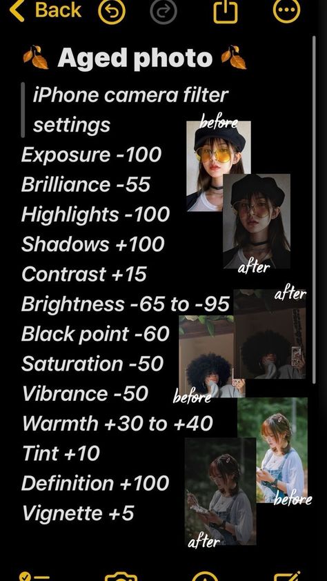 Camera App Editing, Iphone Camera Filters Aesthetic, Y2k Filter Iphone, Iphone Filters Photo Editing Camera Roll, Dark Filter Camera Roll, Camera Edits Iphone, Photo Edits Iphone, Camera Filters Iphone, Photo Settings Iphone