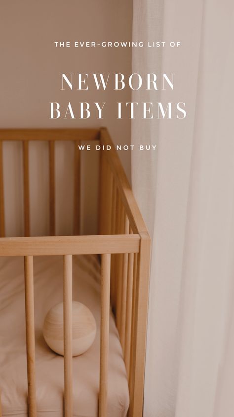 In order to live a minimalist and intentional life, we choose to live with less so that we can occupy a smaller space, work fewer days, and focus more on what really matters. Adding a newborn baby to the equation is no different. Check out our list of newborn baby items we did not buy in order to save money and have more time for our family. Minimalist Newborn, Newborn Baby Items, Live With Less, Minimal Baby, Minimalist Spaces, Graco Baby, Intentional Life, Baby Crib Mattress, Reusable Diapers