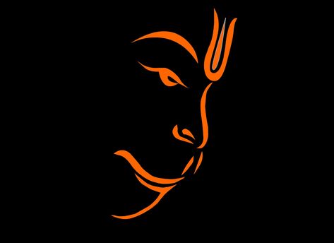 Hanuman on Behance Hanuman Stickers For Car, Hanuman Ji Sticker, Hanuman Logo Design, Car Sticker Design Logos, Hanuman Outline, Hanuman Logo, Hanuman Sticker, Dhruva Movie, Black Band Tattoo