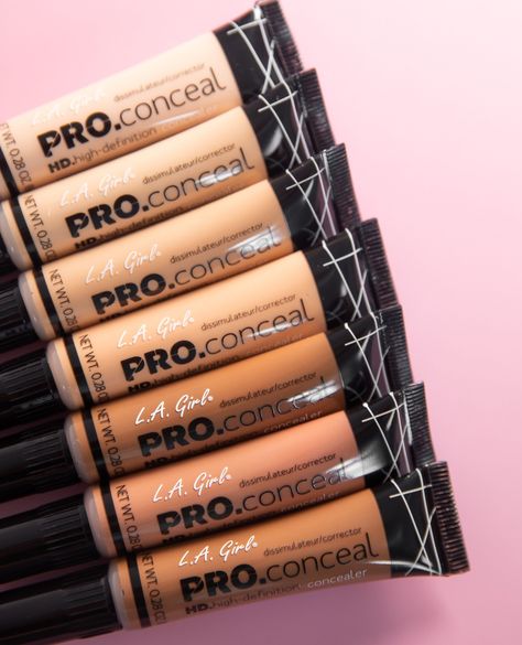 Lightweight, creamy perfection that lasts all day! PRO.conceal has a built-in brush-tip for easy application ✨ Correct, conceal, contour & highlight – it does it all! 💖 La Girl Concealer, Beauty Basket, Princess Inspired Outfits, Pro Concealer, Irish Beauty, Corrector Concealer, Body Fragrance, Princess Inspired, Foundation Shades