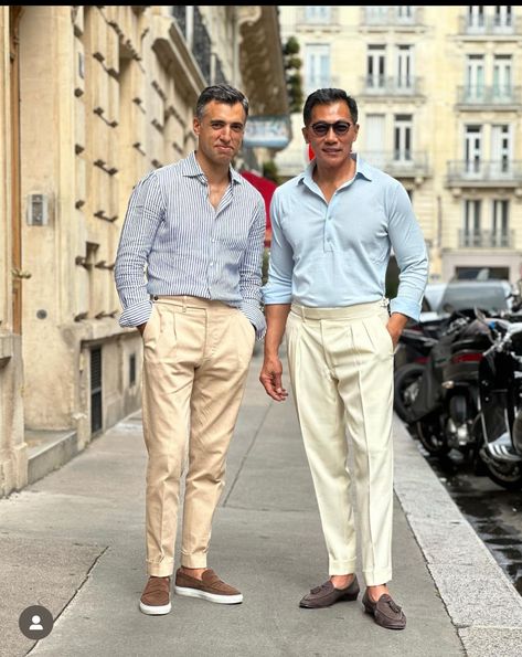 Summer Chique Men, Summer Chique, Mens Formal Outfits, Men Pants Pattern, Summer Wedding Suits, Mens Fashion Suits Casual, Egypt Culture, Wedding Outfit Men, Beige Pants