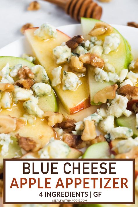 Blue Cheese Honey Appetizers, Blue Cheese Snacks, Walnut Blue Cheese Honey Pears, Blue Cheese Appetizers Appetizer Recipes, Appetizers With Blue Cheese, Baked Pears With Blue Cheese And Honey, Blue Cheese Recipes Appetizers, Recipes With Blue Cheese, Appetizer Meals