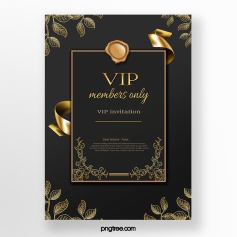 Black Luxury Gold Luxury Vip Invitation Poster Bday Invitation Card, Vip Invitation, Luxury Invitation Card, Fashion Invitation, Grand Opening Invitations, Business Card Design Black, Invitation Poster, Fashion Show Invitation, Event Booth