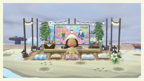 Acnh Beach Front Ideas, Animal Crossing Beach Town Ideas, Acnh Beach Theme, Acnh Beach Side Ideas, Acnh Beach Cafe Ideas, Acnh Beach Designs, Acnh Space Fillers Beach, Acnh Beach Ideas Natural, Acnh Summer Camp