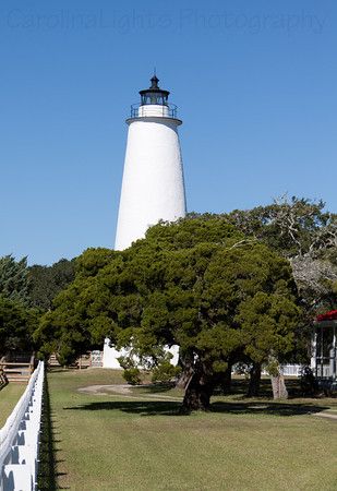 Ocracoke Lighthouse Ocracoke Lighthouse, Nc Lighthouses, North Carolina Lighthouses, Lighthouse Inspiration, Living In North Carolina, Ocracoke Island, Cape Hatteras, Back Road, The Lighthouse