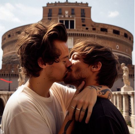 Larry Stylinson Manip, Larry Manips, Harry Styles Kissing, Larry Shippers, Harry 1d, Louis (one Direction), Louis And Harry, Louis Williams, Mr Style