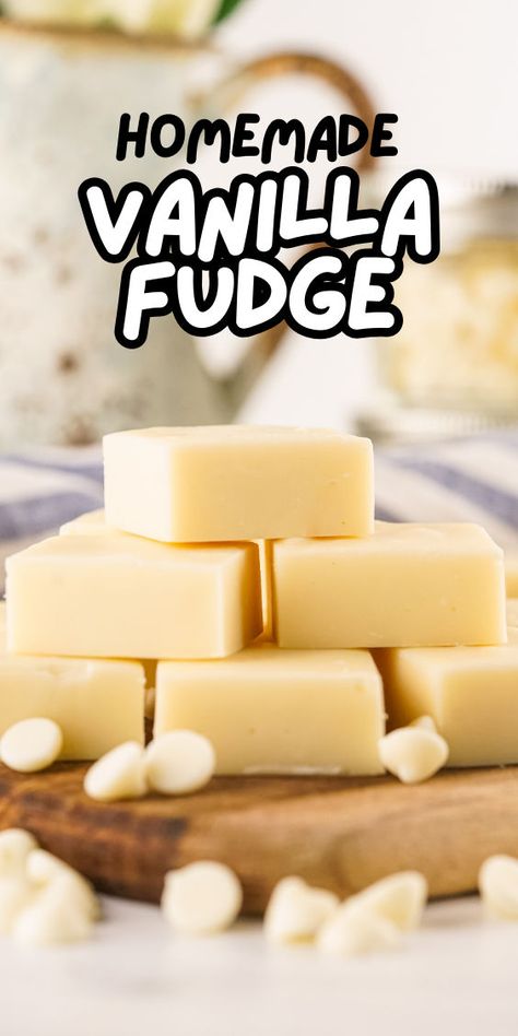 How do you make vanilla fudge? Vanilla Fudge Condensed Milk, Easy Vanilla Fudge Recipe, Cinnamon Fudge Recipe, Easy Vanilla Fudge, Snacks To Sell, Vanilla Fudge Recipe, Vanilla Fudge Recipes, Festive Snacks, Easy Fudge Recipe