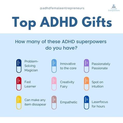 ADHD Gifts Mental Health Facts, Mental Health And Wellbeing, Spectrum Disorder, Mental And Emotional Health, Health Facts, Emotional Wellness, Emotional Health, Emotional Intelligence, Psychology