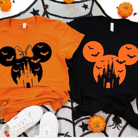 Purchased These For Our A Short Disney Trip That We Had To Cancel Last Minute. Ordered Off Etsy. Disney Trick Or Treat, Mickeys Not So Scary Halloween, Not So Scary Halloween, Disney Halloween Shirts, Matching Disney Shirts, Disney Trip Shirts, Halloween Disney, Mickey Halloween, Disney Shirt