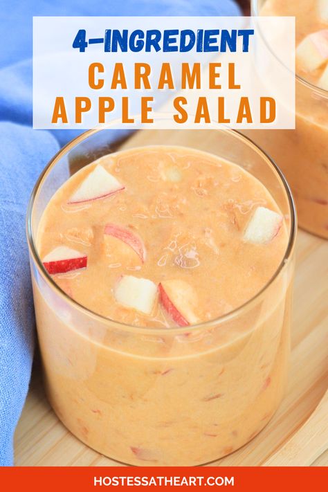 Easy Caramel Apple Salad Recipe (4 Ingredients)