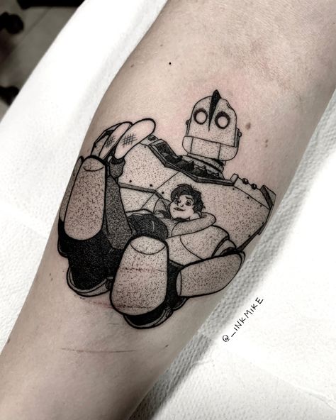 Iron Giant Tattoo, Nice Tattoos, Superhero Coloring Pages, Iron Giant, Cool Tattoo Drawings, Superhero Coloring, The Iron Giant, Leg Sleeve Tattoo, Small Tattoos For Guys