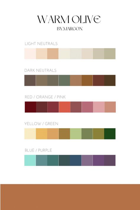 Colors For Olive Undertones, Olive Skin Tone Palette, Olive Skin Colors Clothes, Olive Skin Tone Color Palette Clothes, Warm Toned Outfits Color Palettes, Olive Undertone Skin Clothes, Olive Skin Palette, Color Palette For Olive Skin Tone, Olive Skin Outfit