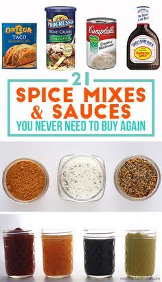 Family Freezer, Homemade Dry Mixes, Homemade Spice Mix, Spice Blends Recipes, Homemade Pantry, Spice Mix Recipes, Diy Spices, Homemade Spices, Homemade Seasonings