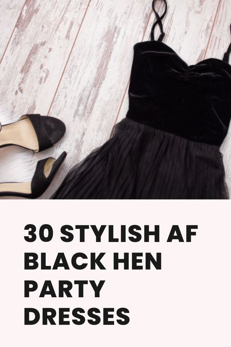 BLACK HEN PARTY DRESSES Black Hen Party Outfit, Black Hen Do Outfit, Hen Do Outfits, Party Dress Codes, Hen Party Dress, Hen Party Outfits, Pre Wedding Party, Hens Party, Elegant Maxi Dress