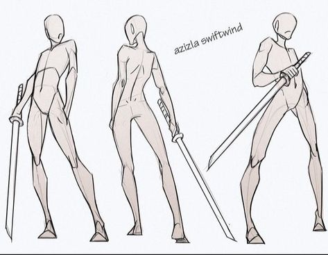 Staff Art Reference, 2 Swords Pose Reference, Drawing Reference Swordsman, Front Walking Pose, Action Poses Swordman, Duo With Swords Pose, Drawing Base Swordman, Jedi Pose Reference Drawing, Broadsword Pose Ref