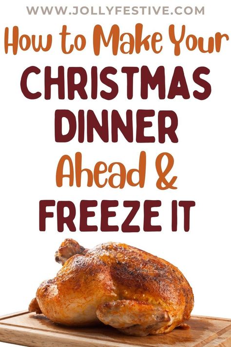 Get ahead for Christmas this year with a make and freeze Christmas dinner. Whether you need ideas for how to freeze roast potatoes or get ahead Christmas vegetable ideas, this free printable (in conjunction with The Full Freezer) is here to help you have a stress-free Christmas. Freeze Ahead Christmas, Make Ahead Christmas Dinner, Christmas Buffet Ideas, Christmas Dinner Buffet, Slow Cook Roast, Fill Your Freezer, Christmas Potatoes, Christmas Turkey Recipes, Christmas Vegetables