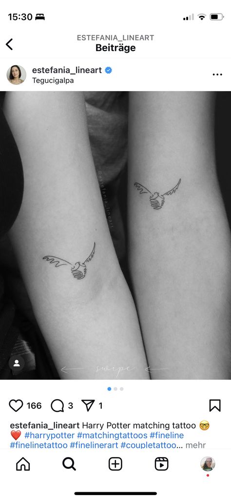 Matching Harry Potter Tattoos Friends, Matching Tattoos Harry Potter, Matching Harry Potter Tattoos, Mom And Daughter Tattoos, Cute Matching Tattoos, Harry Potter Tattoos, Harry Potter Tattoo, Daughter Tattoos, Matching Mom