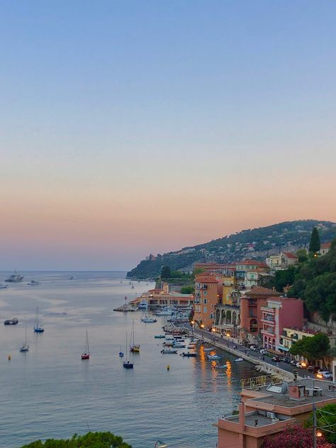 france, city, ocean A Town With An Ocean View, Seaside City Aesthetic, Coastal City Aesthetic, Sea Side City, Beach City Aesthetic, Neighborhood Ideas, Mediterranean City, Beach Cities, Shark Boy