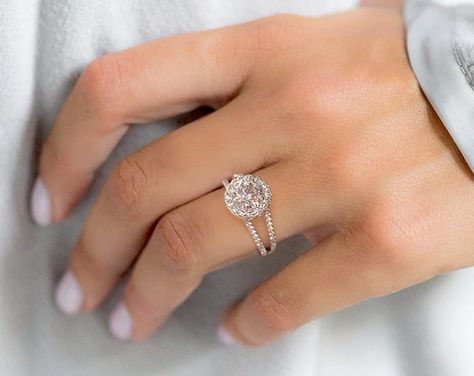 Best Engagement Rings for Fat Fingers | Jewelry Guide Wedding Rings For Fat Fingers, Rings For Fat Fingers, Engagement Rings For Fat Fingers, Engagement Rings On Finger, Fat Fingers, Bypass Engagement Ring, Filigree Engagement Ring, Couple Wedding Rings, Engagement Sets